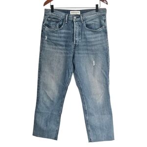 Denim Forum Blue Straight Leg Jeans
